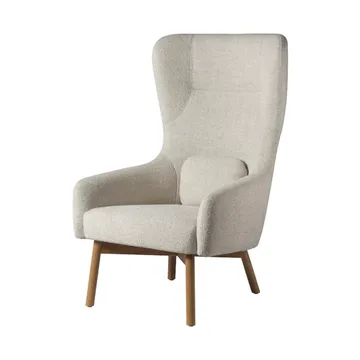 L35 Gesja Wing Chair armchair - Beige-lacquered oak - FDB Møbler