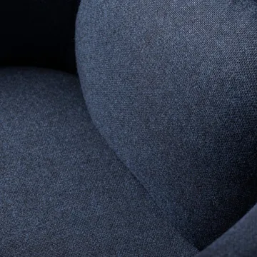 L35 Gesja Wing Chair armchair - Dark blue-lacquered oak - FDB Møbler