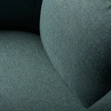 L35 Gesja Wing Chair armchair - Green-lacquered oak - FDB Møbler