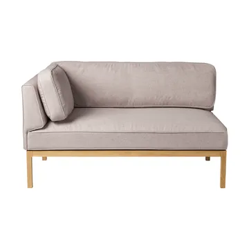 L37 7-9-13 sofa module, left-hand corner 130 cm - Stone-lacquered oak - FDB Møbler