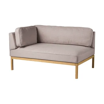 L37 7-9-13 sofa module, left-hand corner 130 cm - Stone-lacquered oak - FDB Møbler