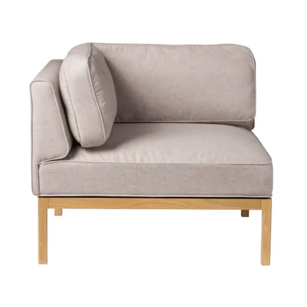 L37 7-9-13 sofa module, left-hand corner 90 cm, Stone-lacquered oak FDB Møbler