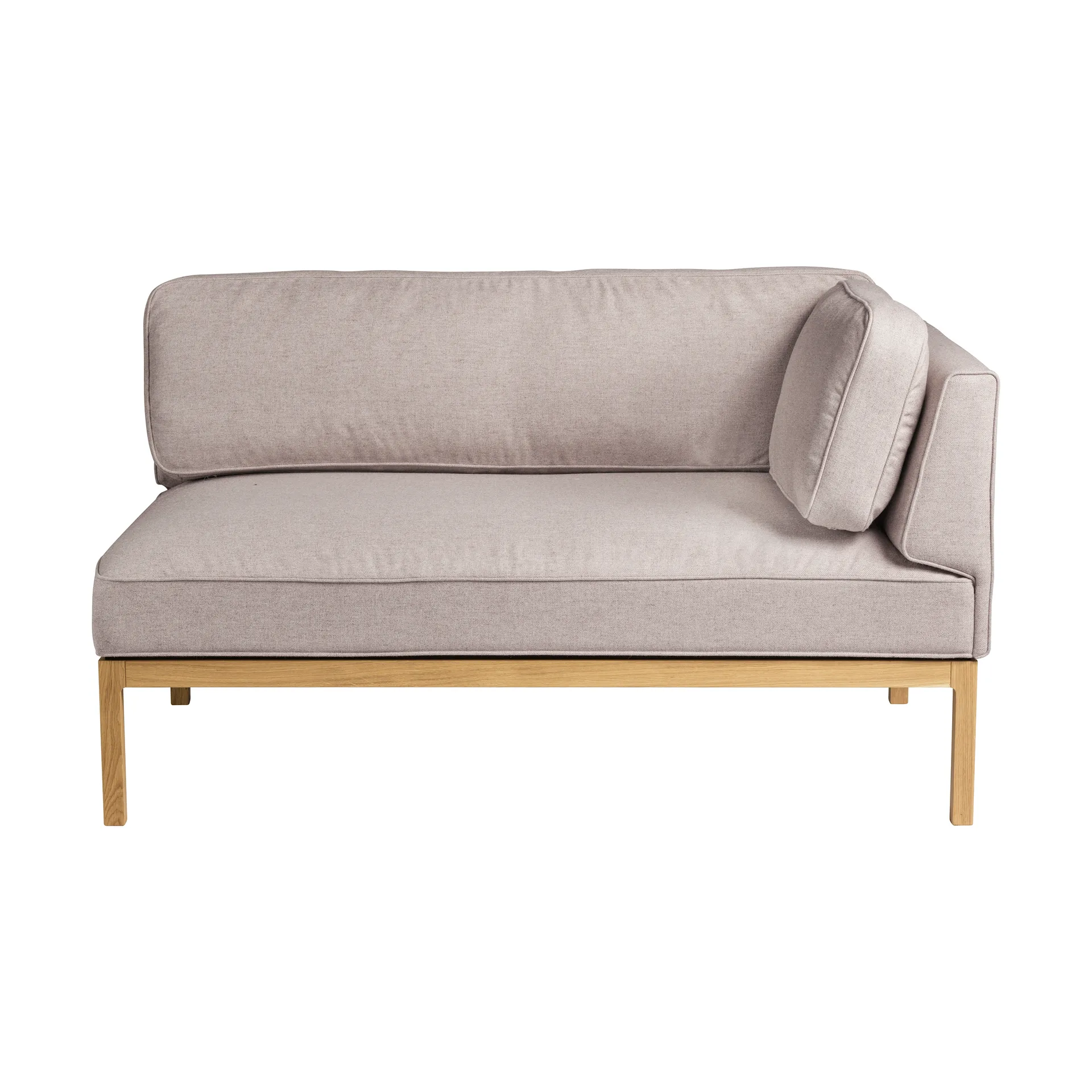 L37 7-9-13 sofa module, right-hand corner 130 cm, Stone-lacquered oak FDB Møbler