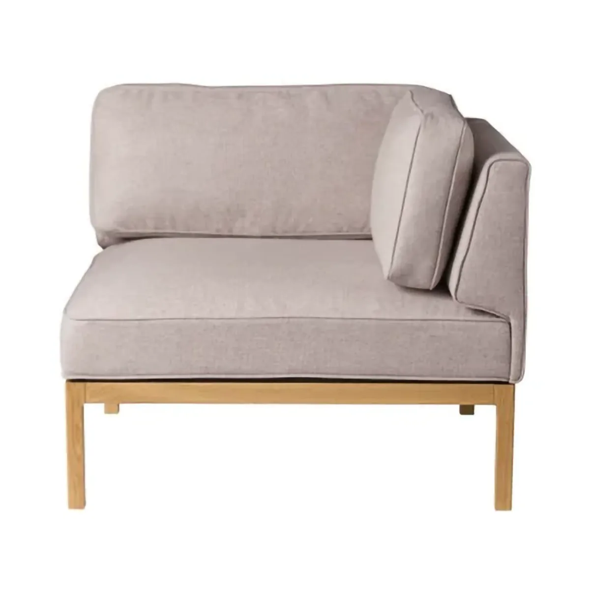 L37 7-9-13 sofa module, right-hand corner 90 cm, Stone-lacquered oak FDB Møbler