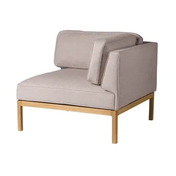 L37 7-9-13 sofa module, right-hand corner 90 cm - Stone-lacquered oak - FDB Møbler