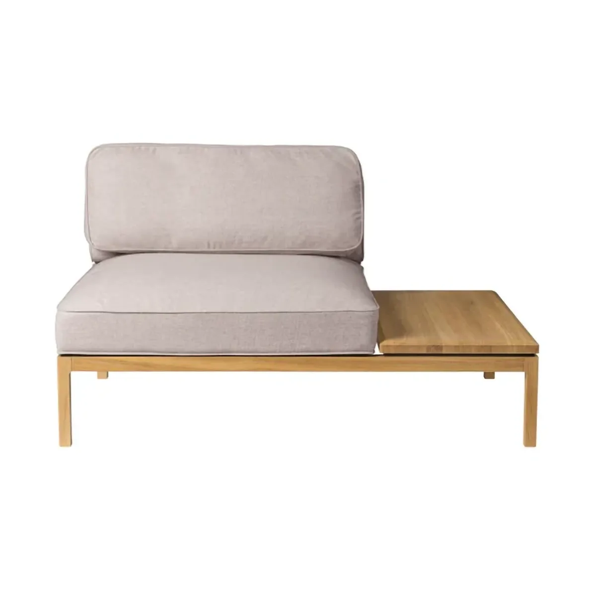 L37 7-9-13 sofa module, table right-hand 130 cm, Stone-lacquered oak FDB Møbler