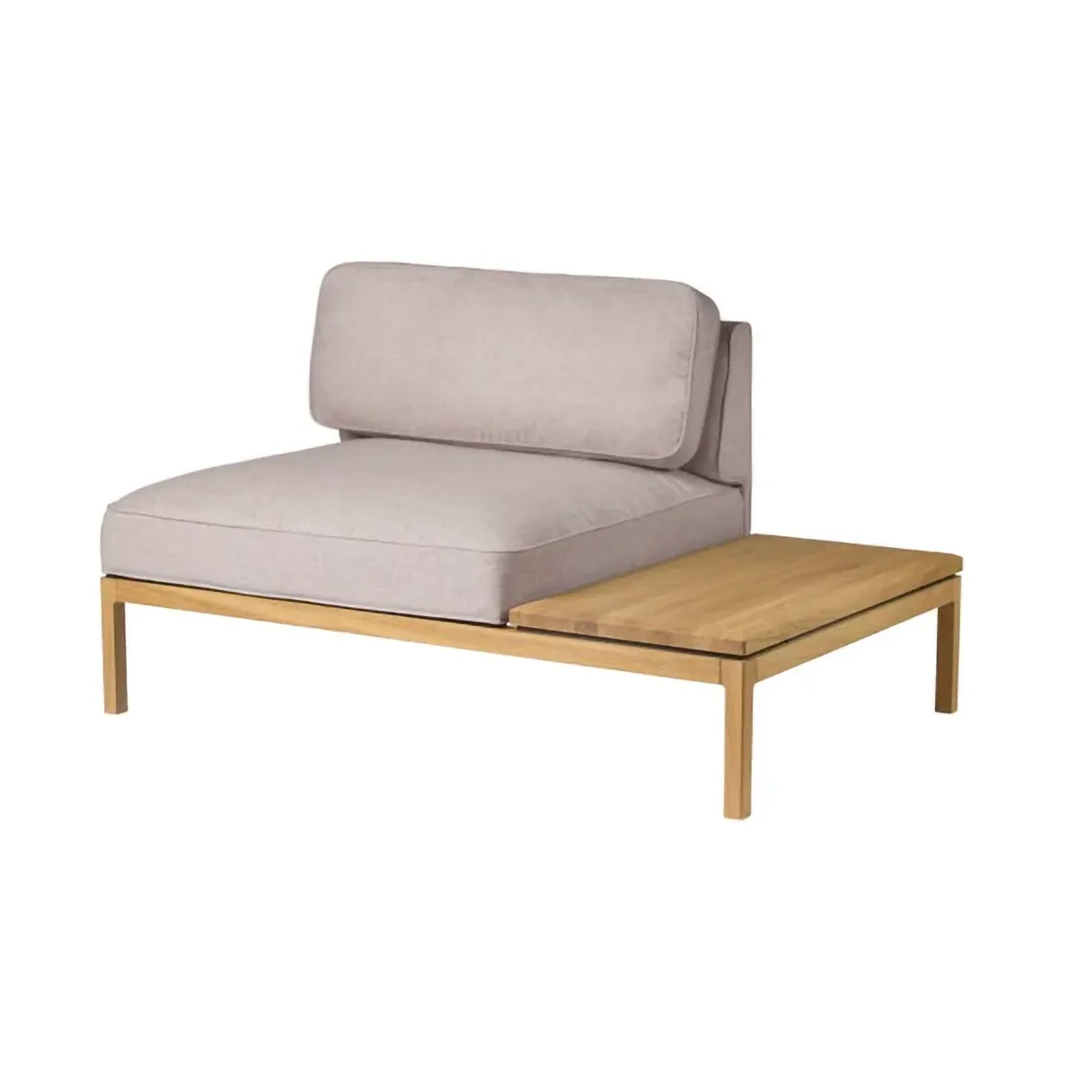L37 7-9-13 sofa module, table right-hand 130 cm, Stone-lacquered oak FDB Møbler