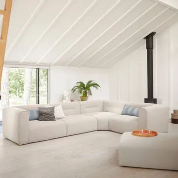 L44 Mols sofa module, left-hand - Beige - FDB Møbler