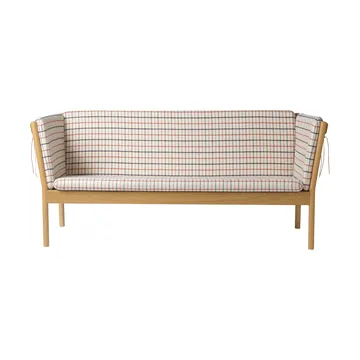 L45 MK154 sofa - Lacquered oak–beige fabric - FDB Møbler