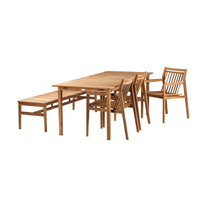 M2 Sammen garden table, Teak-nature oiled FDB Møbler
