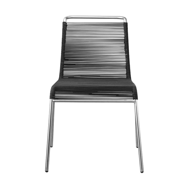 M20 Teglgård Cord Chair - Black-stainless steel - FDB Møbler
