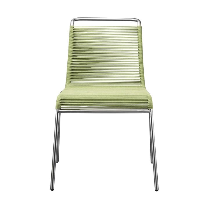 M20 Teglgård Cord Chair - Green mixed-stainless steel - FDB Møbler