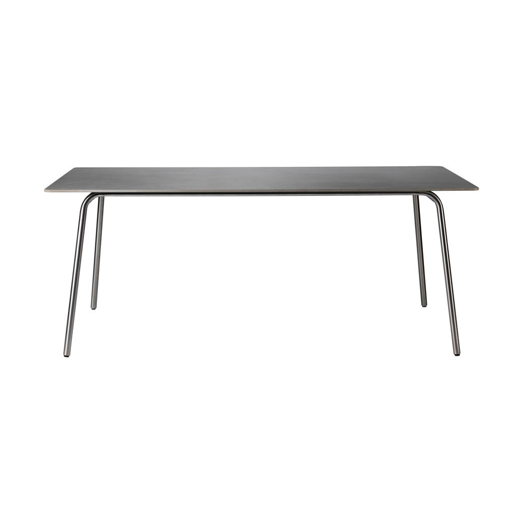 FDB Mobler M21 Teglgård garden table 90x180 cm Stone-stainless steel