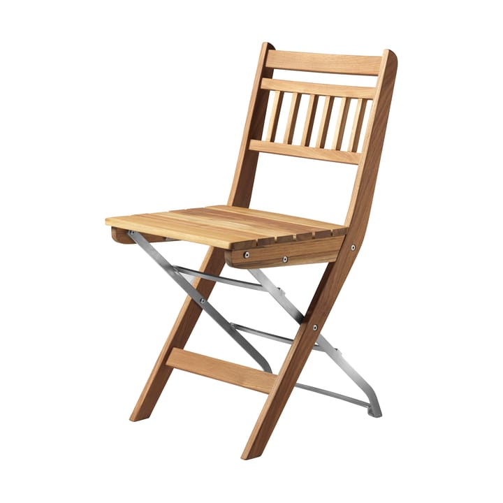 M23 Lilleø balcony chair - Teak-stainless steel - FDB Møbler
