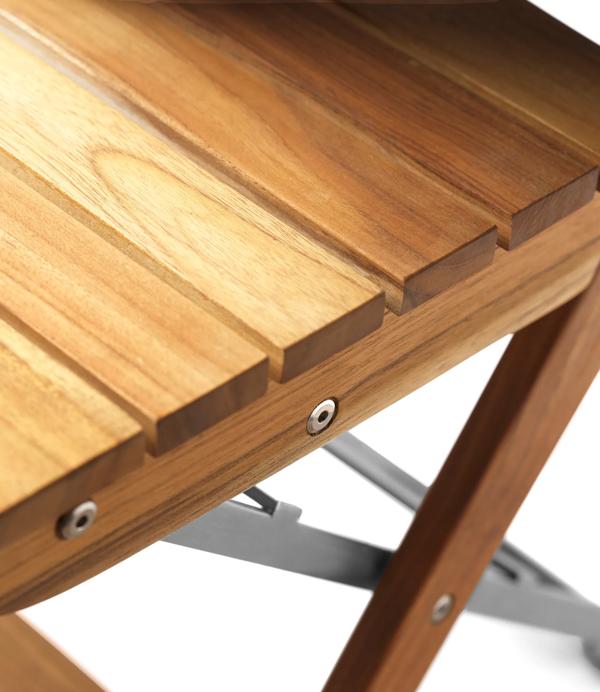 M23 Lilleø balcony chair, Teak-stainless steel FDB Møbler