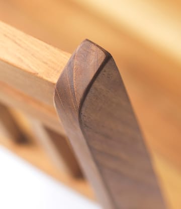 M23 Lilleø balcony chair - Teak-stainless steel - FDB Møbler