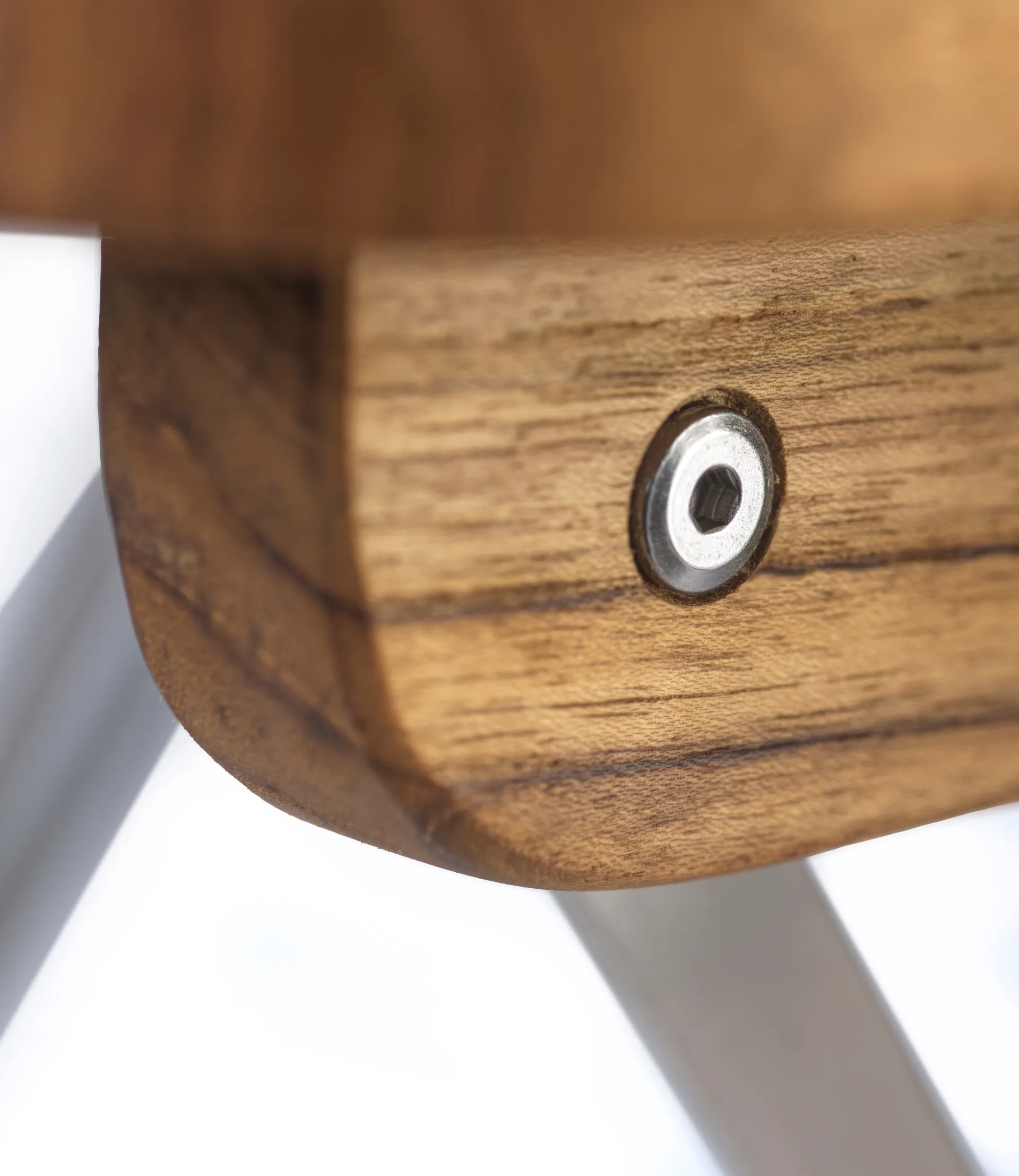 M23 Lilleø balcony chair, Teak-stainless steel FDB Møbler