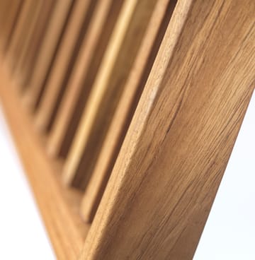 M24 Lilleø balcony bench - Teak-stainless steel - FDB Møbler