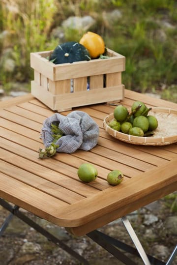 M26 Lilleø balcony table - Teak-stainless steel - FDB Møbler