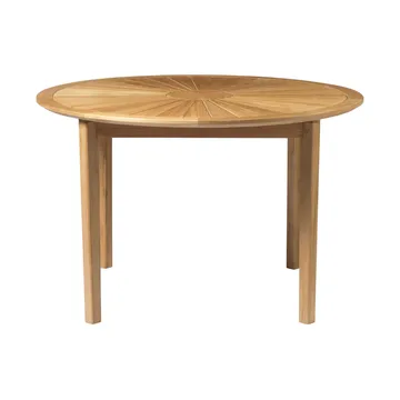 M27 Sammen round garden table Ø120 cm - Teak solid oiled - FDB Møbler