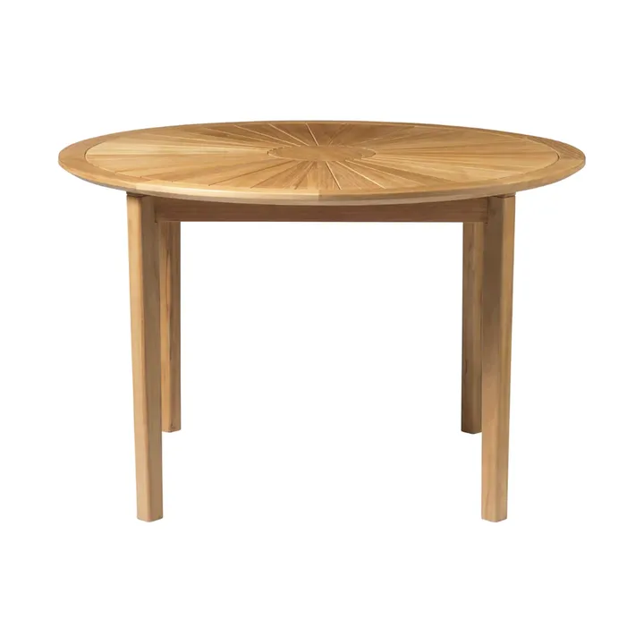 M27 Sammen round garden table Ø120 cm - Teak solid oiled - FDB Møbler