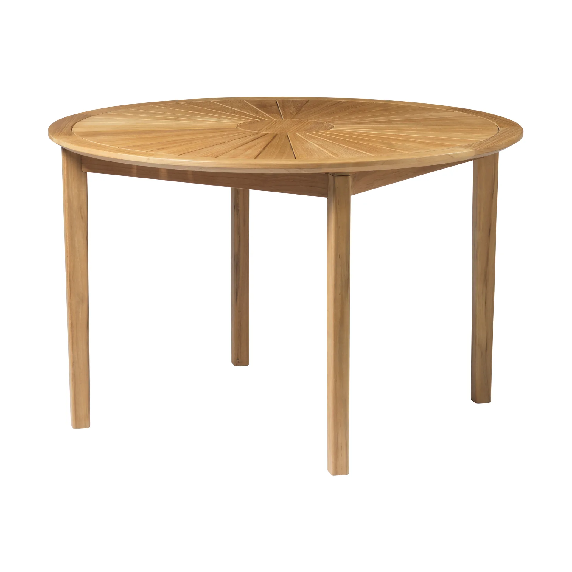 M27 Sammen round garden table Ø120 cm, Teak solid oiled FDB Møbler