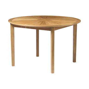 M27 Sammen round garden table Ø120 cm - Teak solid oiled - FDB Møbler
