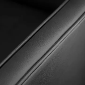 MK46 Mogens Koch 3-seater sofa - Lacquered oak-black leather - FDB Møbler