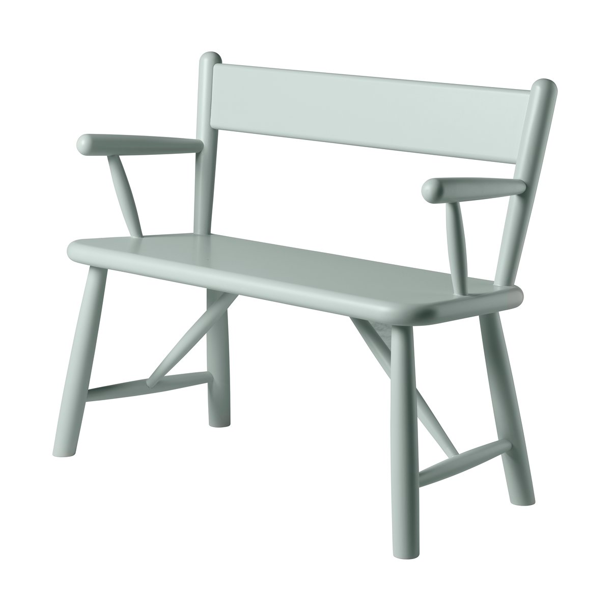 FDB Mobler P11 children's bench Blue grey | Scandinavian Design | Benches | Grey