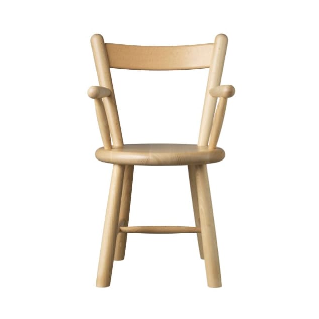 P9 children's chair - Beech nature lacquered - FDB Møbler