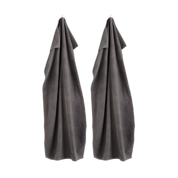 R33 Kirkeby bath towel 2-pack - Granite gray - FDB Møbler