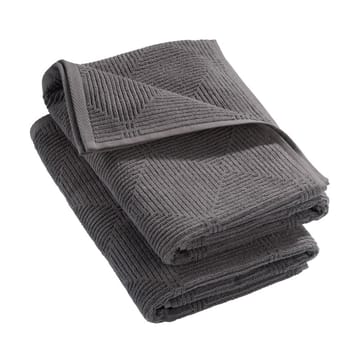 R33 Kirkeby bath towel 2-pack - Granite gray - FDB Møbler