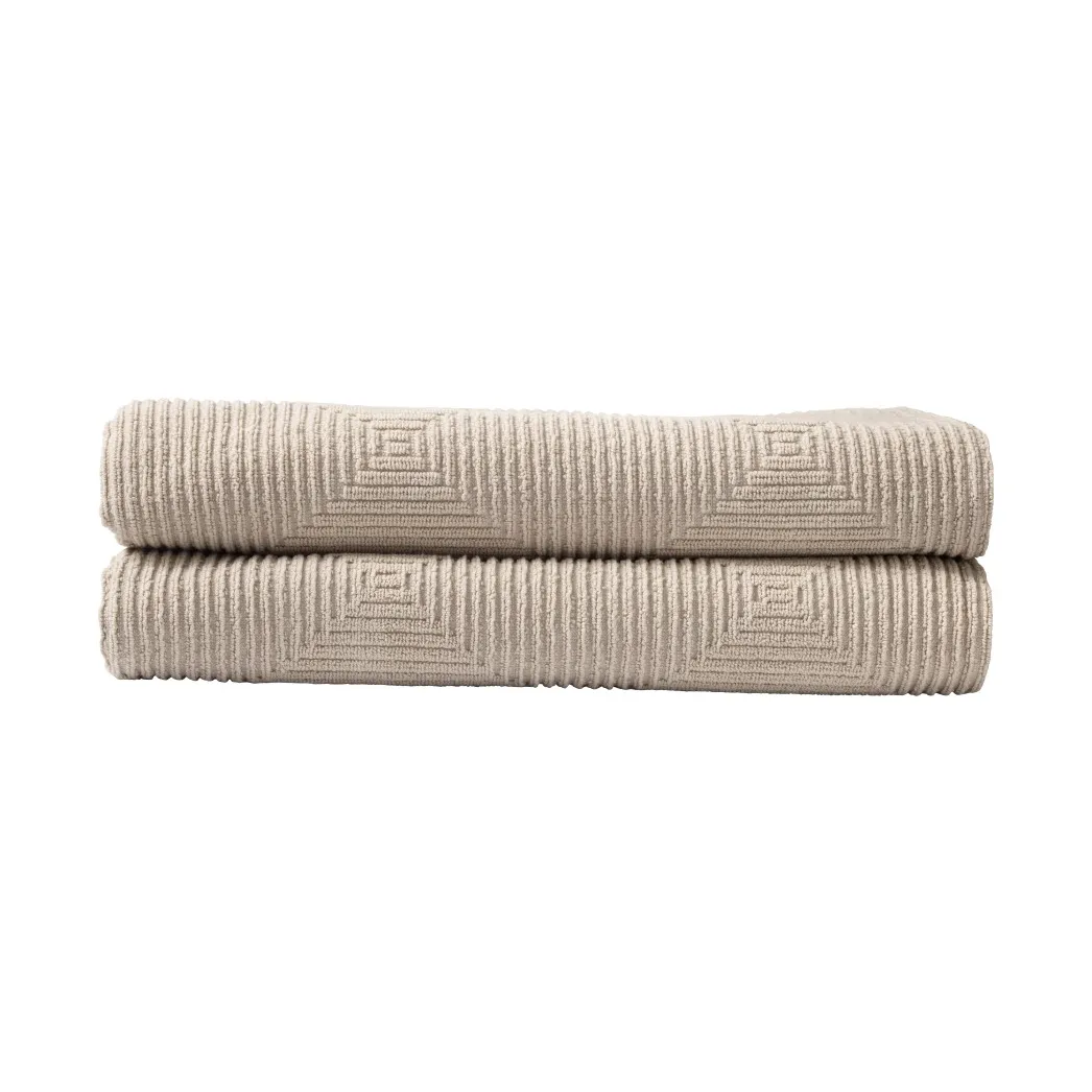 R33 Kirkeby bath towel 2-pack, Rainy day FDB Møbler