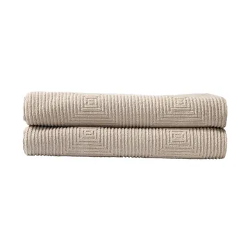 R33 Kirkeby bath towel 2-pack - Rainy day - FDB Møbler
