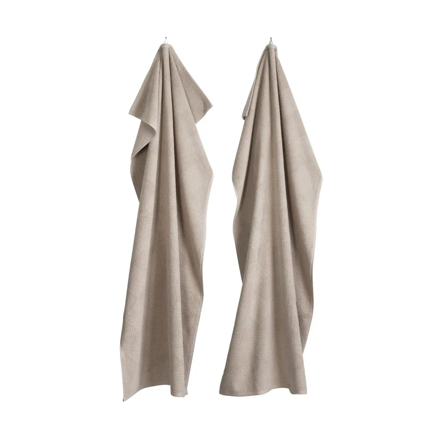 R33 Kirkeby bath towel 2-pack, Rainy day FDB Møbler