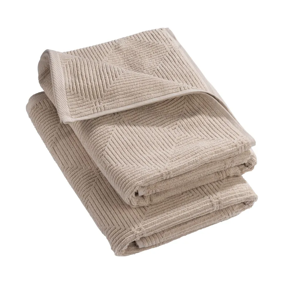 R33 Kirkeby bath towel 2-pack, Rainy day FDB Møbler
