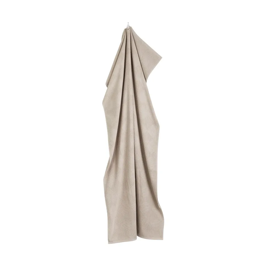 FDB Mobler R33 Kirkeby beach towel Rainy day | Scandinavian Design | Bath towels | Beige