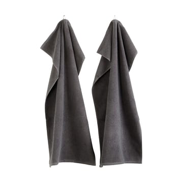 R33 Kirkeby towel 2-pack - Granite gray - FDB Møbler