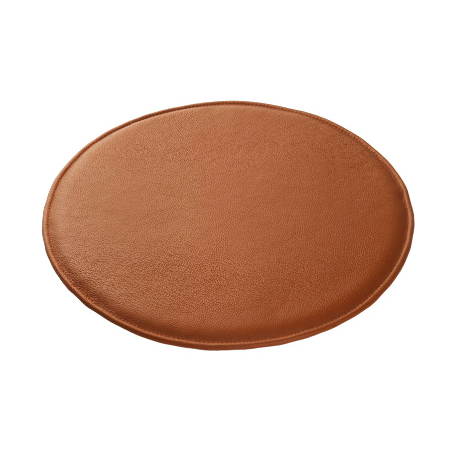 FDB Mobler R5 Noje J18 seat cushion Cognac leather | Scandinavian Design | Seat cushions & pads | Brown