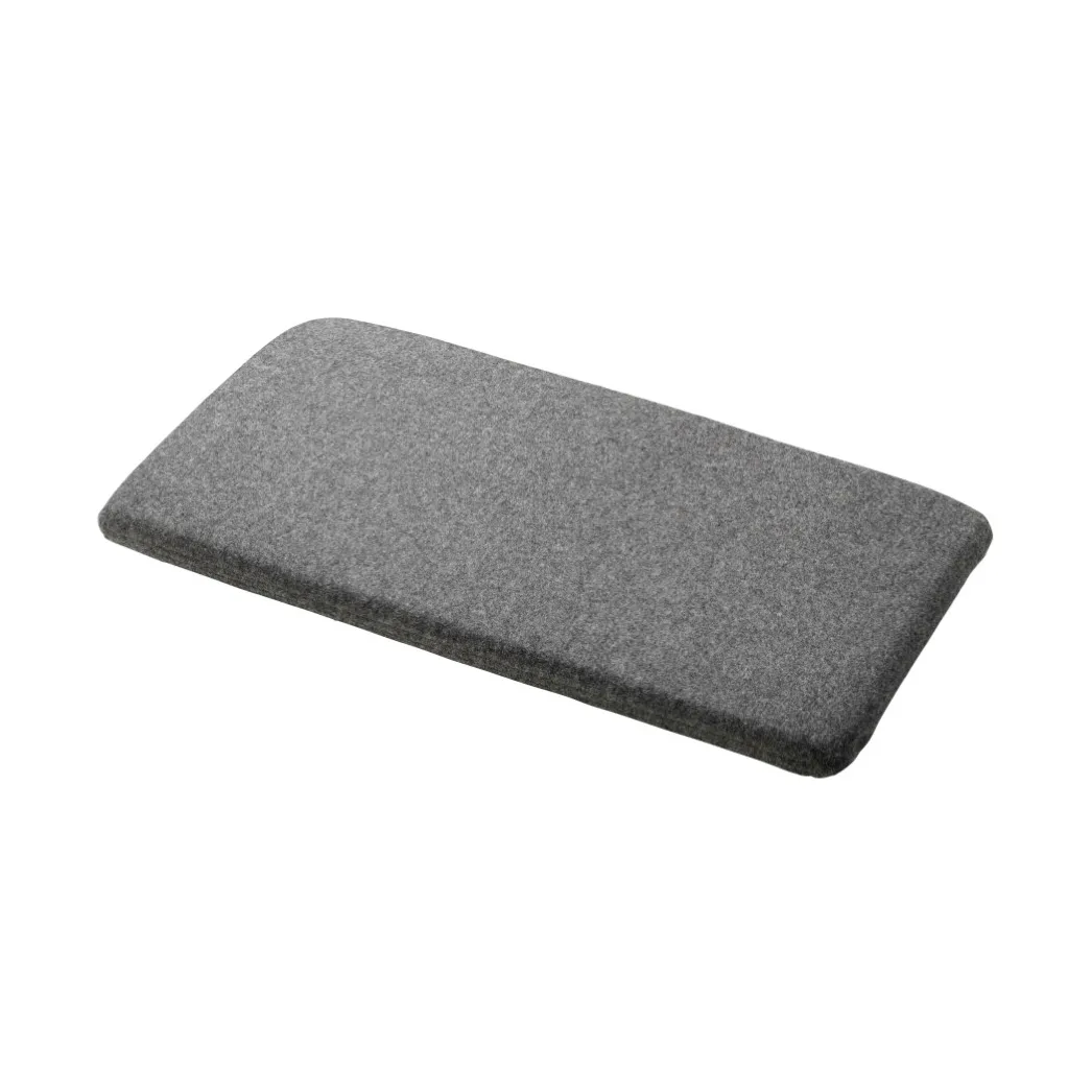 FDB Mobler R6 Radius seat cushion 33x65 cm Dark mottled grey