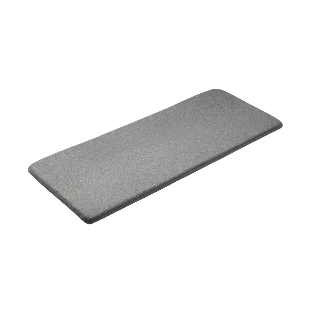 FDB Mobler R6 Radius seat cushion 45x109 cm Dark mottled grey