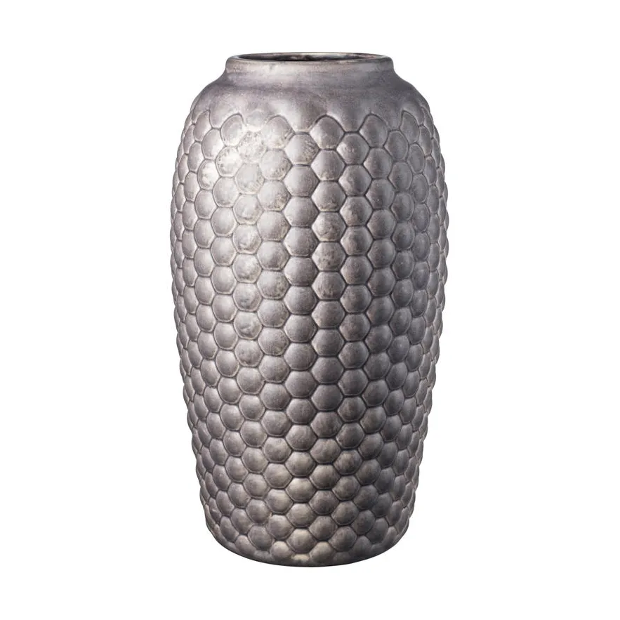 FDB Mobler S8 Lupin vase 22 cm Warm grey | Scandinavian Design | Vases | Grey