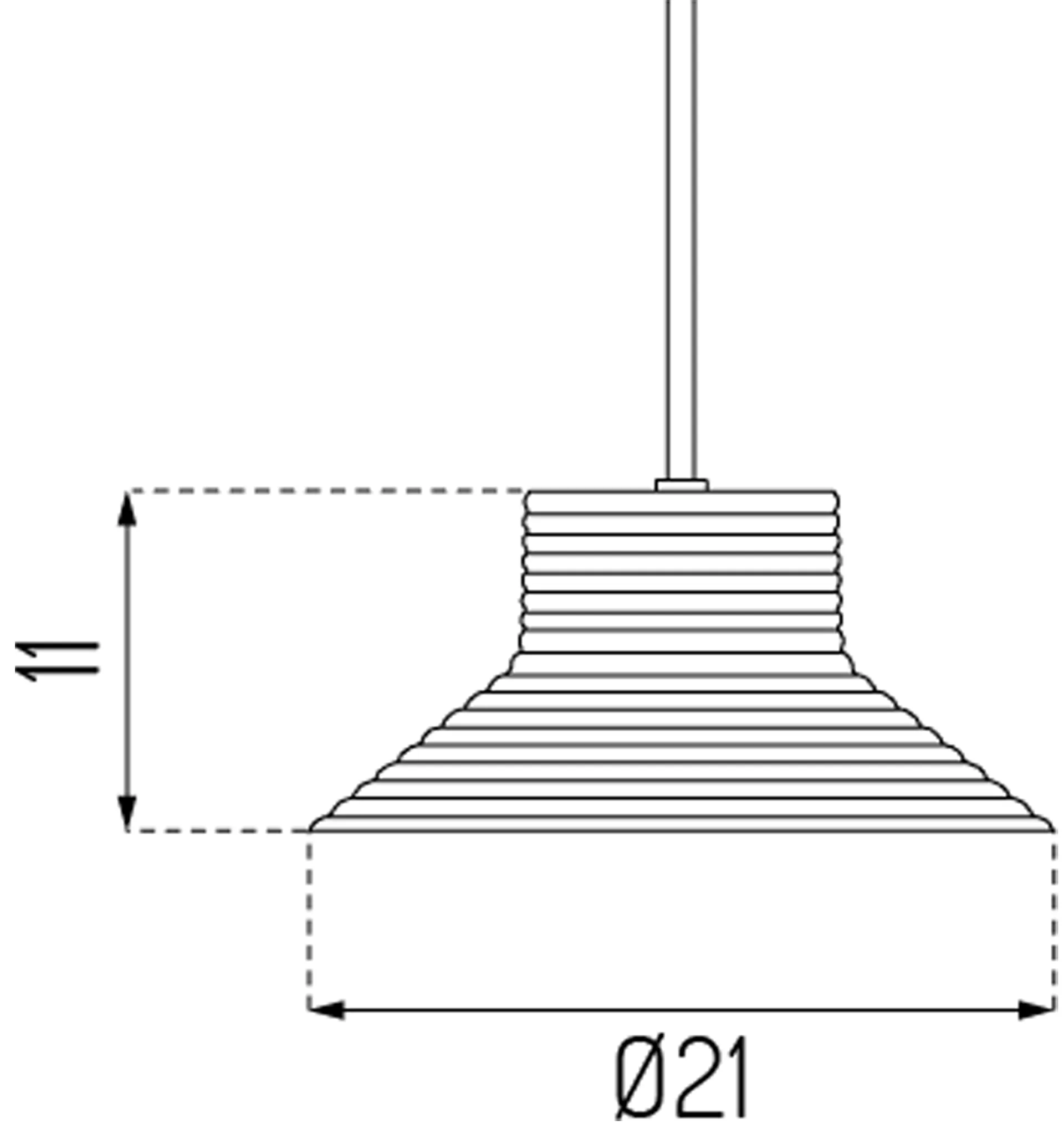 U11 Sletterhage pendant lamp, Aluminium–opal glass FDB Møbler