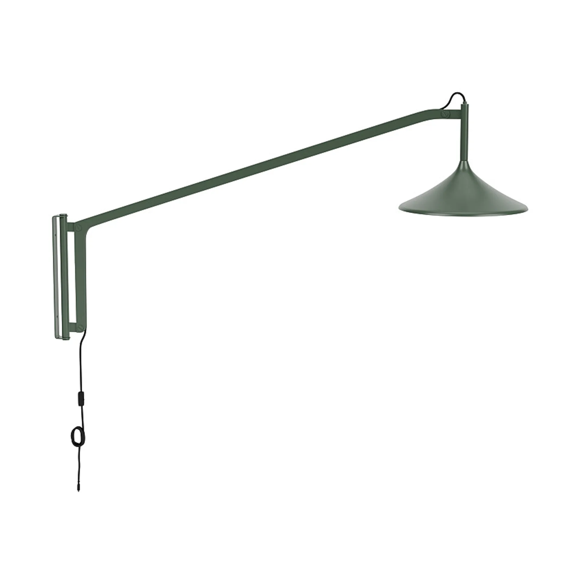 U17 Hasle wall lamp, Olive green, 134 cm FDB Møbler