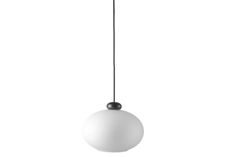 U2 Hiti pendant lamp - Opal-oak black painted - FDB Møbler