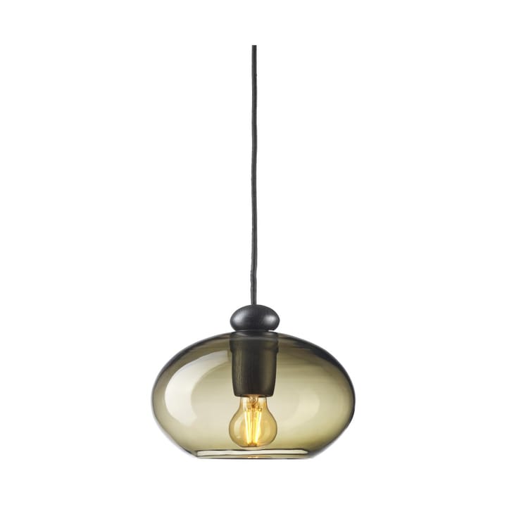 U2 Hiti pendant lamp - Smokey grey-oak black painted - FDB Møbler