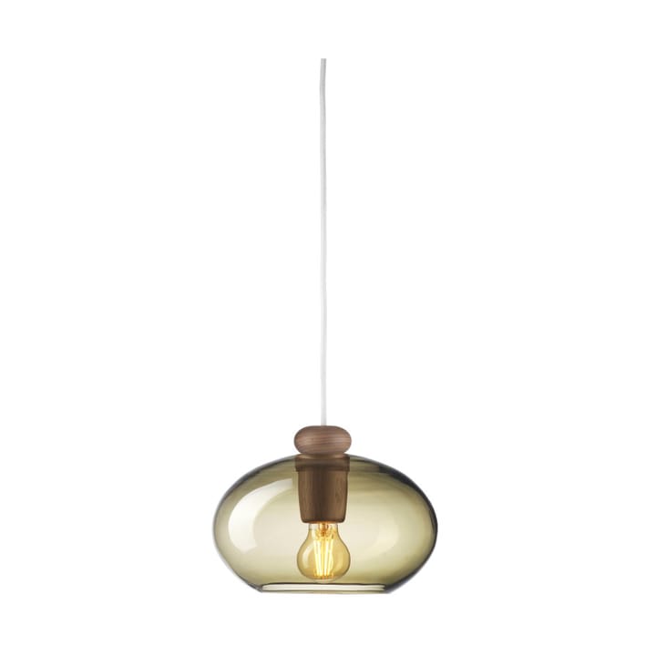 U2 Hiti pendant lamp - Smokey grey-walnut nature lacquered - FDB Møbler