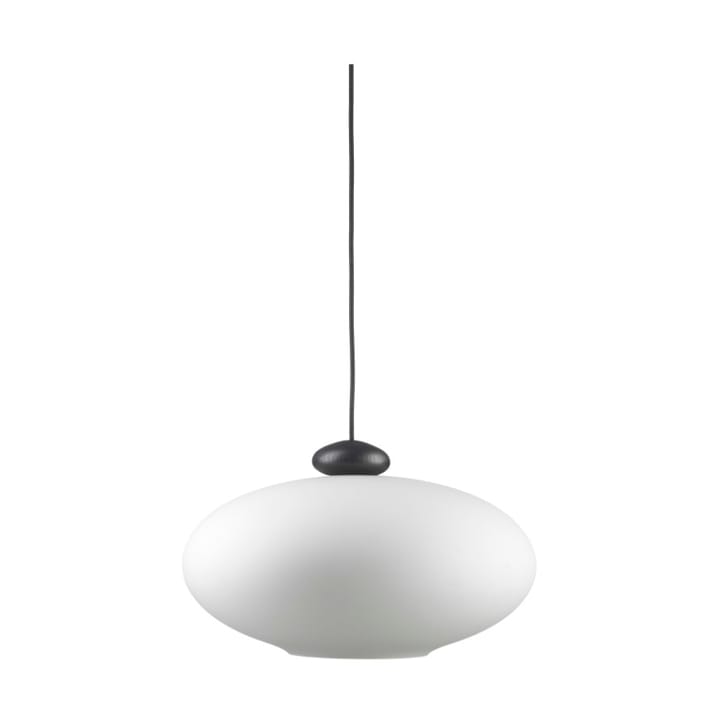 U3 Hiti pendant - Opal glass-oak black painted - FDB Møbler