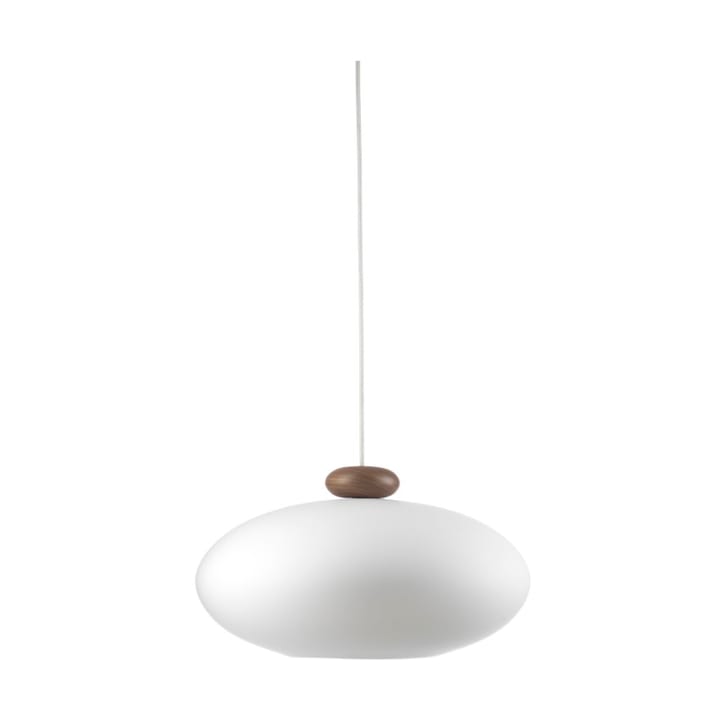 U3 Hiti pendant - Opal glass-walnut nature lacquered - FDB Møbler