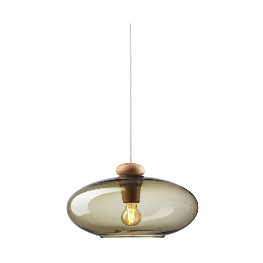 FDB Møbler U3 Hiti pendant Smokey grey-oak nature lacquered